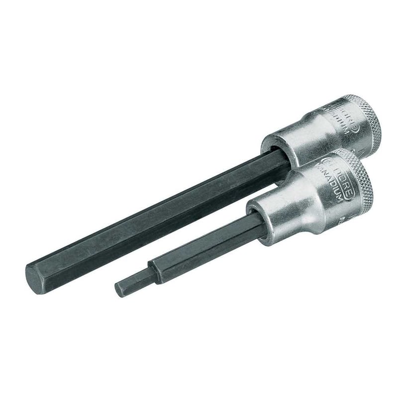 Soquete hexagonal longo 1/2", com encaixe 1/2", IN19L 016470