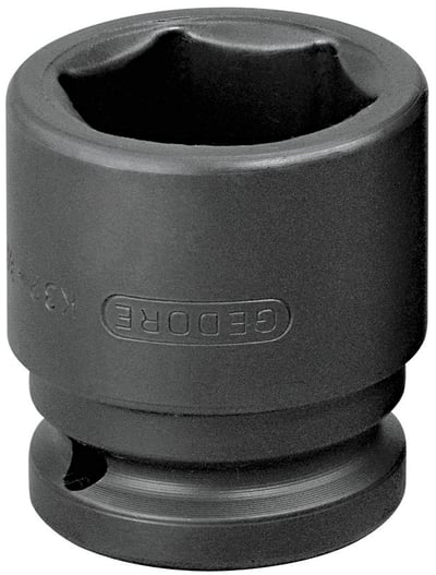 Soquete sextavado de impacto curto, 1.1/2", com encaixe 3/4", 020065