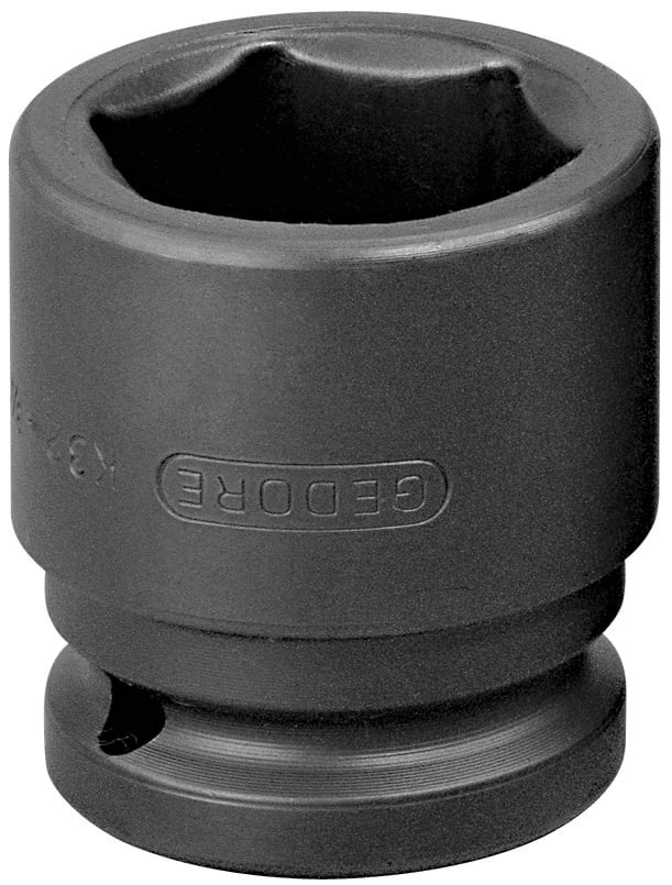 Soquete sextavado de impacto curto, 1.1/2", com encaixe 3/4", 020065
