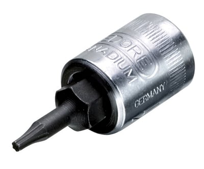 Soquete hexalobular macho, com encaixe de 1/4", ITX20 T-25