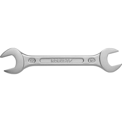 Chave fixa, 16 mm x 17mm, aço especial, niquelado e cromado, S05121617 3370005