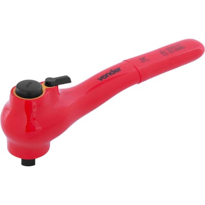 Catraca reversível para soquete, encaixe 1/2", isolada IEC60900