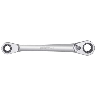 Chave estrela, com catraca, 4 em 1, 10 mm X 19 mm e 13 mm X 17 mm