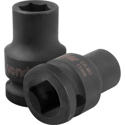 Soquete sextavado de impacto, encaixe de 1/2" x 11,0 mm
