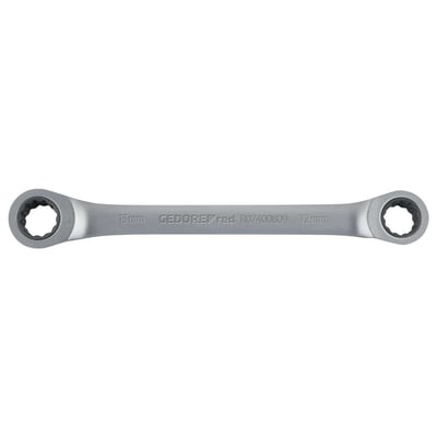 Chave estrela plana com catraca, 16,0 mm x 18,0 mm, R07401618