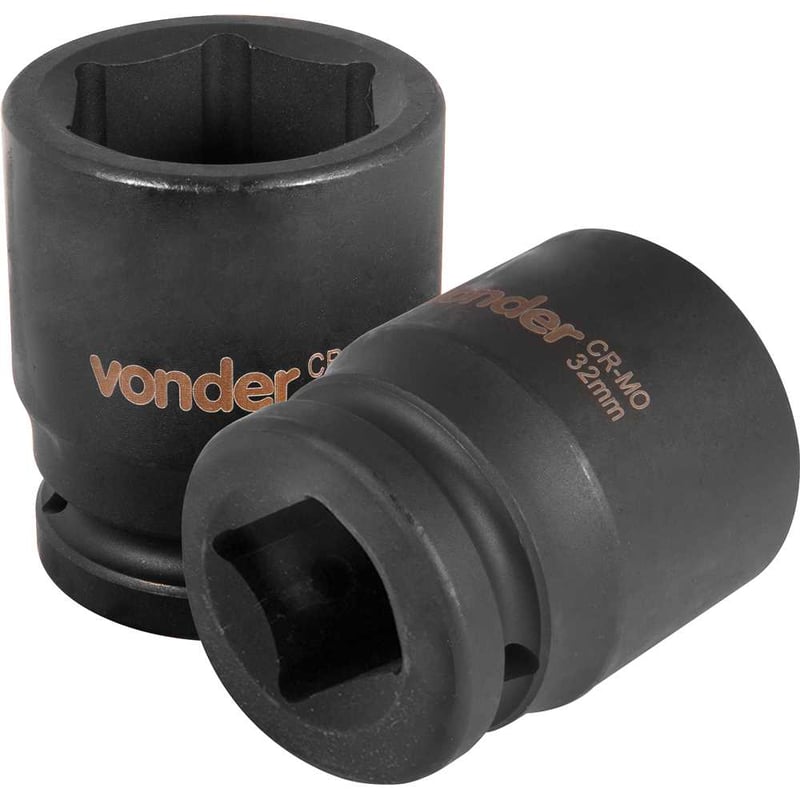 Soquete sextavado de impacto, encaixe de 3/4" x 32,0 mm