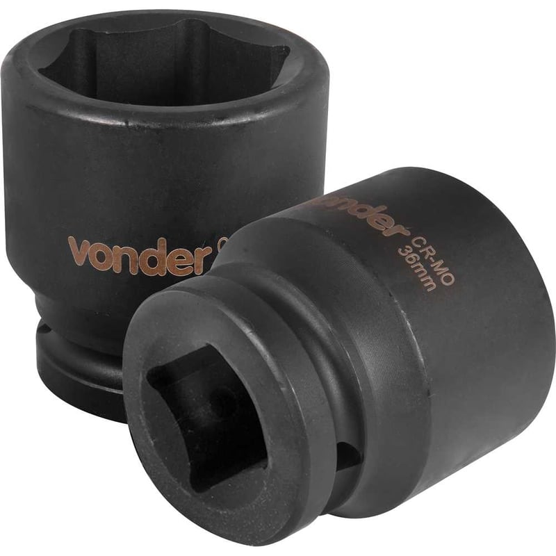 Soquete sextavado de impacto, encaixe de 3/4" x 36,0 mm