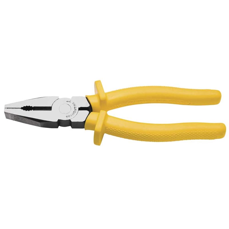 Alicate universal 8", aço carbono, com isolação até 1.000 V, 41001/108, TRAMONTINA