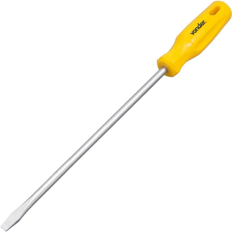 Chave de fenda 5/16" x 10", aço cromo vanádio, com ponta magnetizada