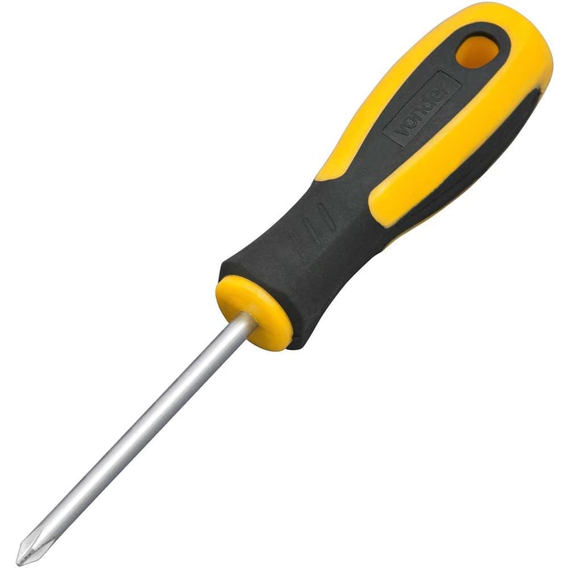Chave phillips 3/16" x 3", aço cromo vanádio, cabo emborrachado, com ponta magnetizada VONDER PLUS