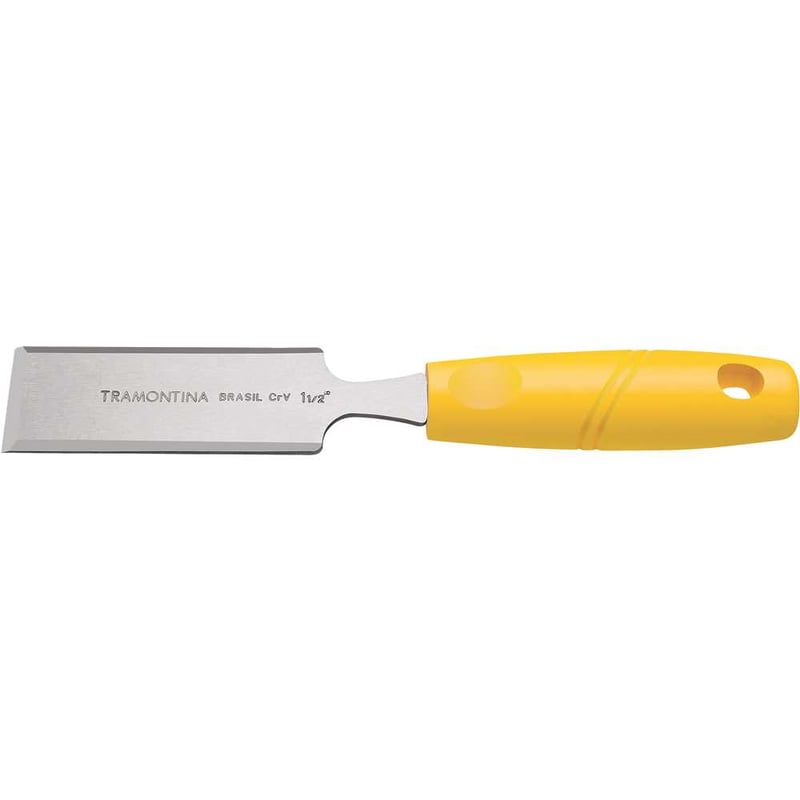 Formão chanfrado reto 1/2", com cabo plástico, 43335003 TRAMONTINA