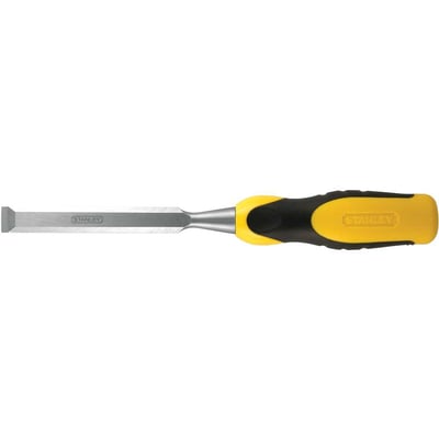 Formão chanfrado reto 5/8", com cabo em polipropileno e borracha termoplástica