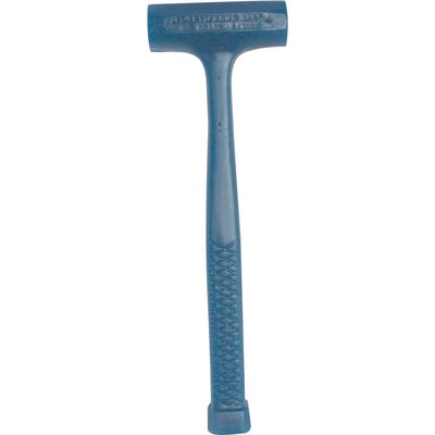 Martelo antirretrocesso em poliuretano, 1.500 gramas, azul, modelo 65