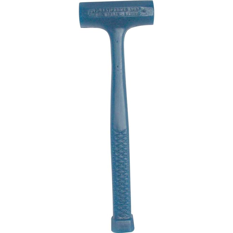 Martelo antirretrocesso em poliuretano, 1.500 gramas, azul, modelo 65