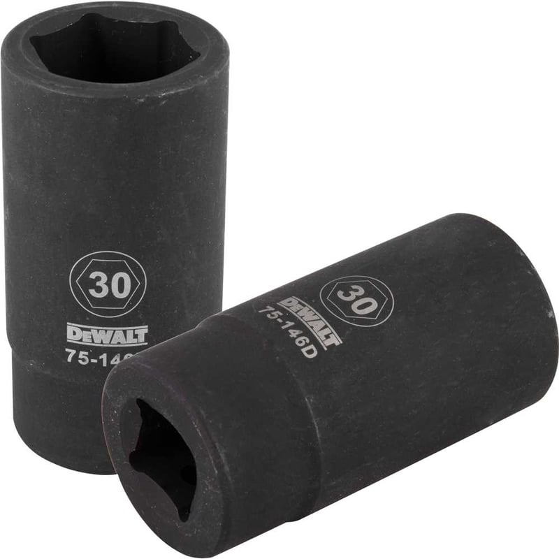 Soquete sextavado de impacto, longo, encaixe 3/4", 30 mm, DWMT75146OSP