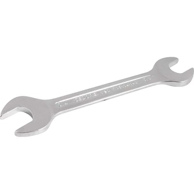 Chave fixa, 5/8" x 3/4", aço cromo vanádio, niquelado e cromado