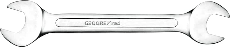 Chave fixa, 1.1/16" x 1.1/8", aço cromo vanádio, niquelado e cromado