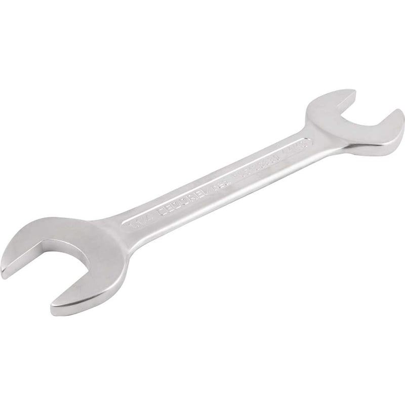 Chave fixa 1.1/16" x 1.1/4", aço cromo vanádio, niquelado e cromado