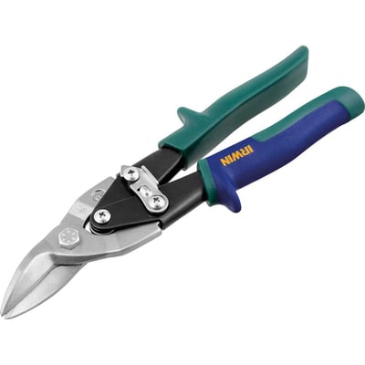 Tesoura 10", para chapas, modelo aviação, corte reto, 2073112