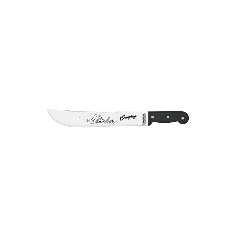 Facão para mato 12", lâmina em aço inox de 2,25 mm, cabo plástico, 26619022 TRAMONTINA