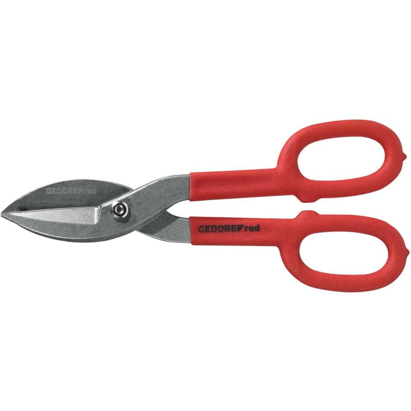 Tesoura 10", para chapas, modelo americano, corte reto