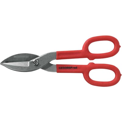 Tesoura 12", para chapas, modelo americano, corte reto
