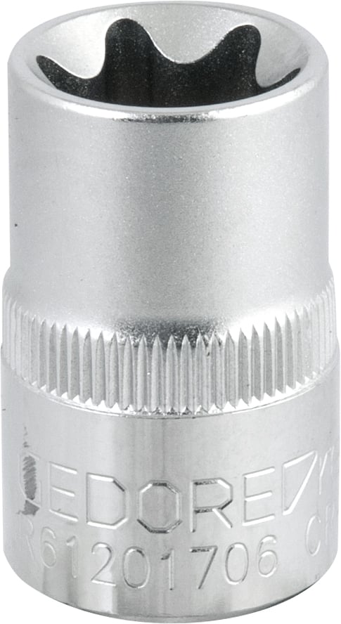 Soquete hexalobular fêmea, com encaixe 1/2", TX E20