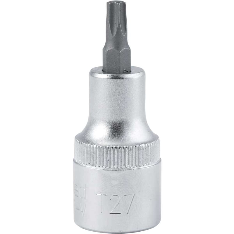 Soquete hexalobular macho, com encaixe de 1/2", TX T-27