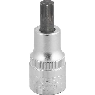 Soquete hexalobular macho, com encaixe de 1/2", T-50