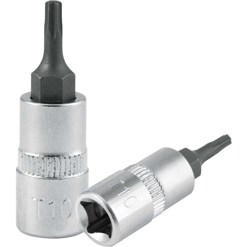 Soquete hexalobular macho, com encaixe de 1/4", TX T-10