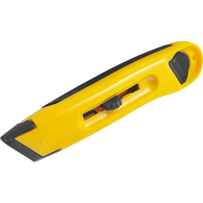 Estilete retrátil, lâmina trapezoidal