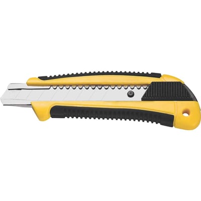 Estilete largo, 18 mm, com cabo emborrachado, 44390302 TRAMONTINA