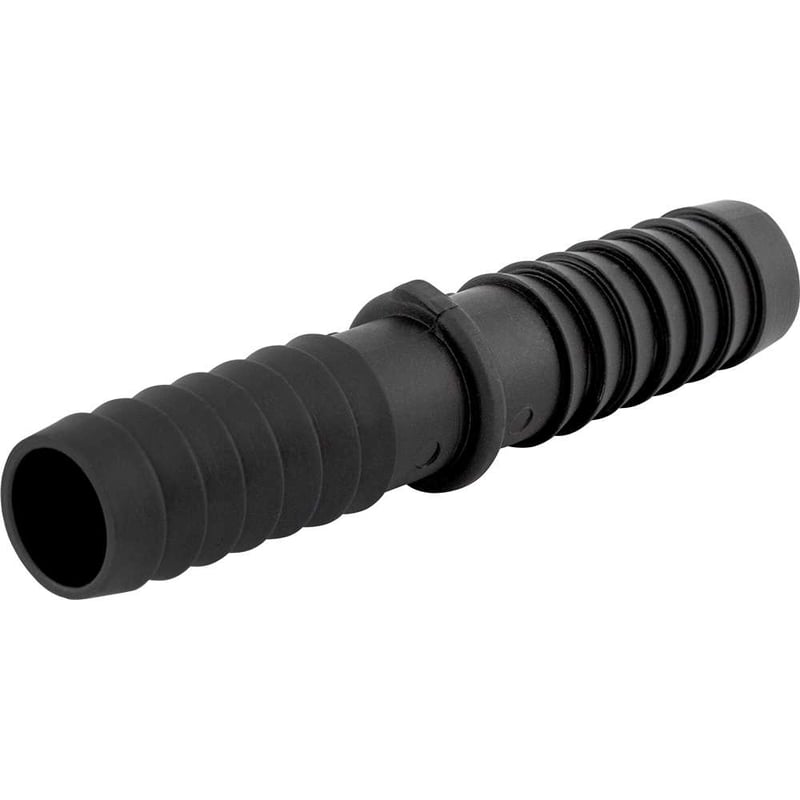 Emenda, união interna para mangueira 1.1/4", polipropileno preto, UN56N, REBOUÇAS