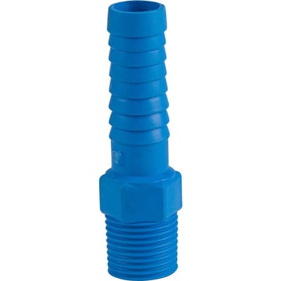 Adaptador com rosca externa / redução de, 3/4" x 1/2", polipropileno azul, A54ZN, REBOUÇAS