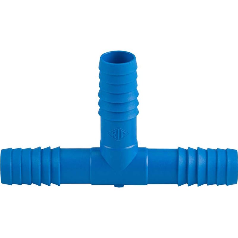 Emenda tipo T, interna tripla para mangueira de irrigação, 1" polipropileno azul, T59ZN, REBOUÇAS