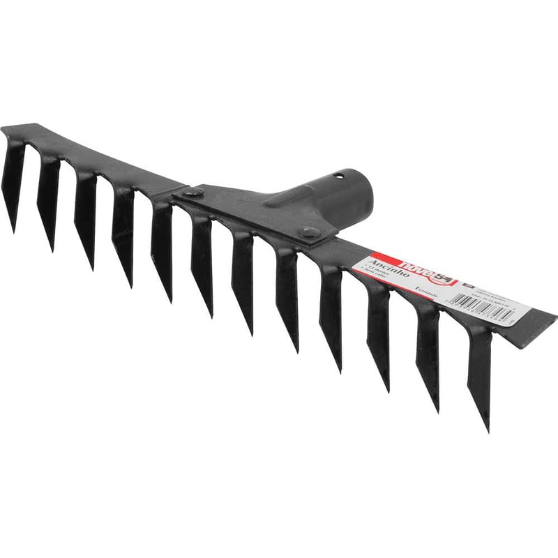 Ancinho com 12 dentes, sem cabo