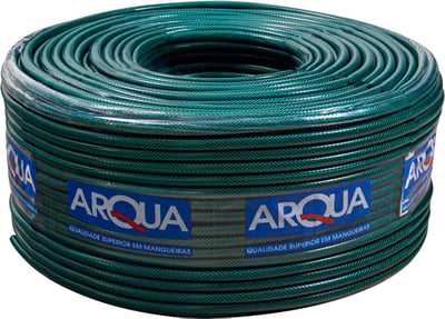 Mangueira para jardim, 1/2" x 2,0 mm x 50 m, PVC flexível trançada fibra de poliéster, Jetcolor verde, 11005