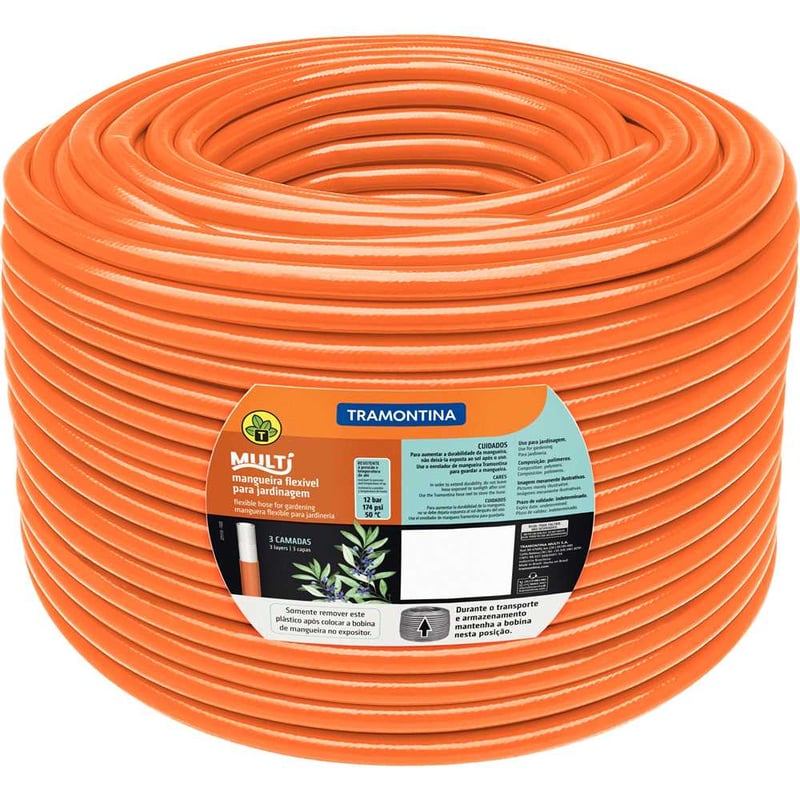 Mangueira de jardim em PVC, 1/2" x 200 m, 79210521