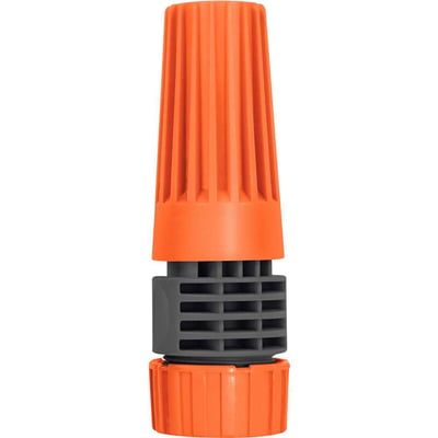 Esguicho plástico para mangueira 1/2", com jato regulável e engate rosqueado