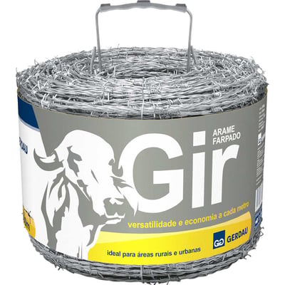 Arame farpado GIR, 100 m, GERDAU