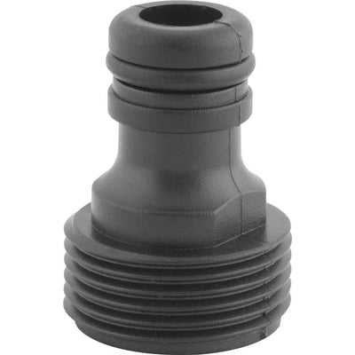 Conector plástico macho, 3/4" X 1/2"