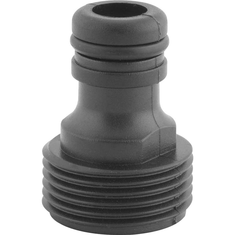 Conector plástico macho, 3/4" X 1/2"