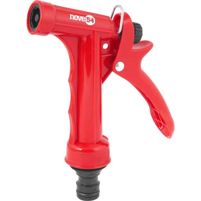 Esguicho plástico para jardim, tipo pistola, engate 1/2"