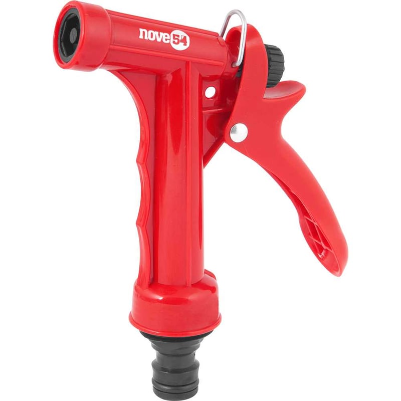 Esguicho plástico para jardim, tipo pistola, engate 1/2"