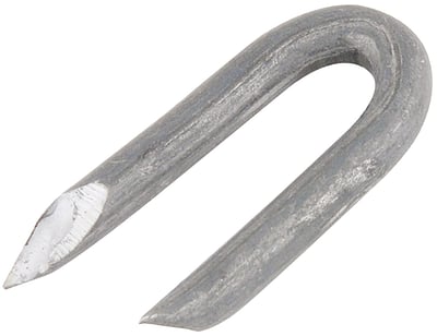 Grampo para cerca 1" x 9 BWG (19 JP x 11 LPP), polido