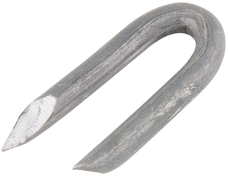 Grampo para cerca 1" x 9 BWG (19 JP x 11 LPP), polido