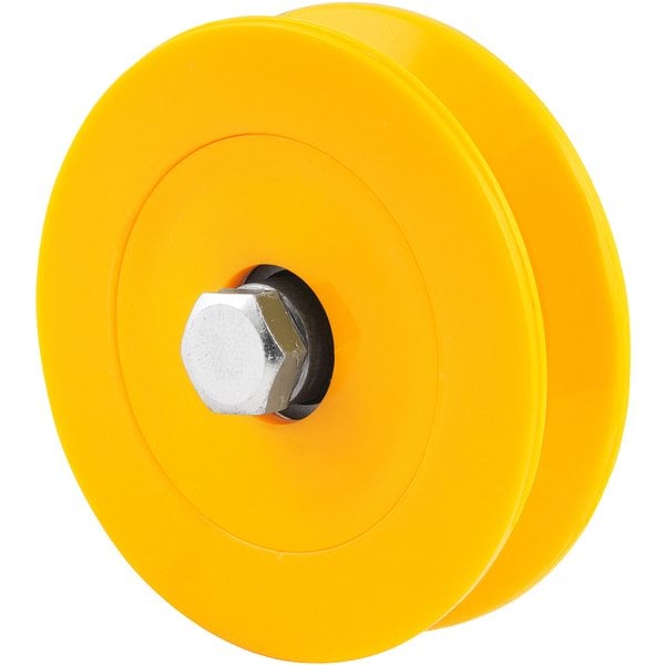 Roldana para portão 4", tipo V, em nylon, sem caixa
