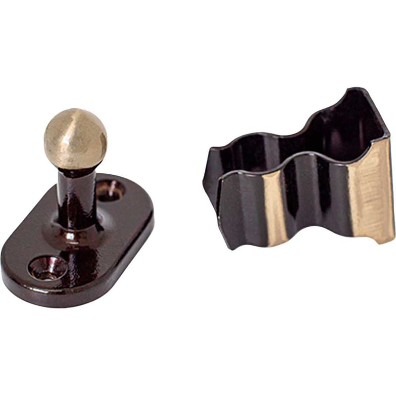 Fixador de porta de pressão para piso, oxidado, 95851