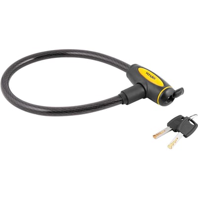 Cadeado para bicicleta, 60 cm, com chave