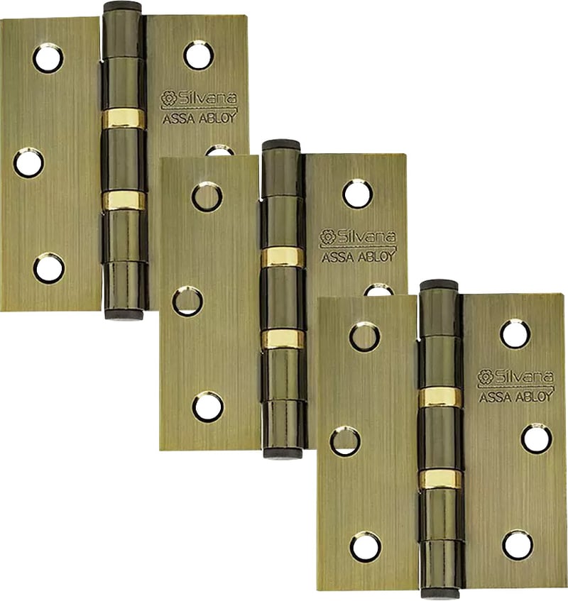 Dobradiça 3.1/2" com anel rolamento, oxidado, 92518